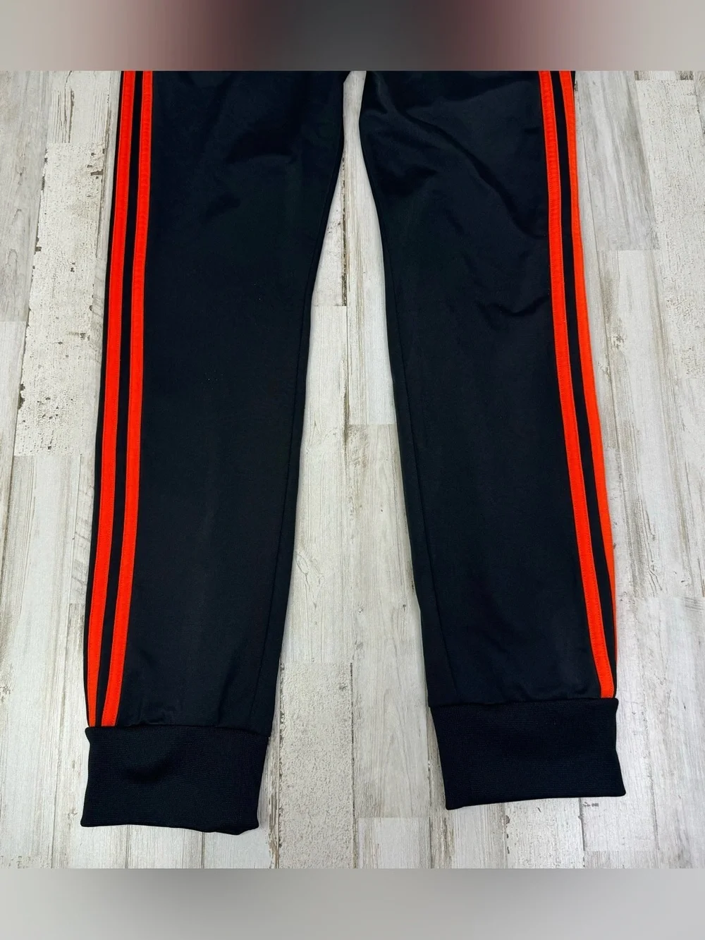 Adidas Climalite Men’s S Sweatpants Black Red Stripe